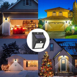 Lampa Solarna z Czujnikiem Ruchu i Zmierzchu 30LED Czujka Do Elewacji
