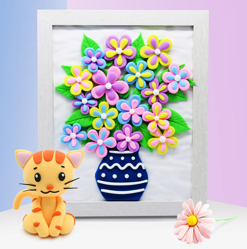 SUPER CLAY PLASTELINA GLINA PIANKOLINA POLIMEROWA 12 KOLORÓW KREATYWNA