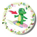SIMBA - WISSPER FIGURKA ZESTAW ŚWIAT WODY ALIGATOR KEV STRÓJ DLA LALKI DESKA DO PŁYWANIA