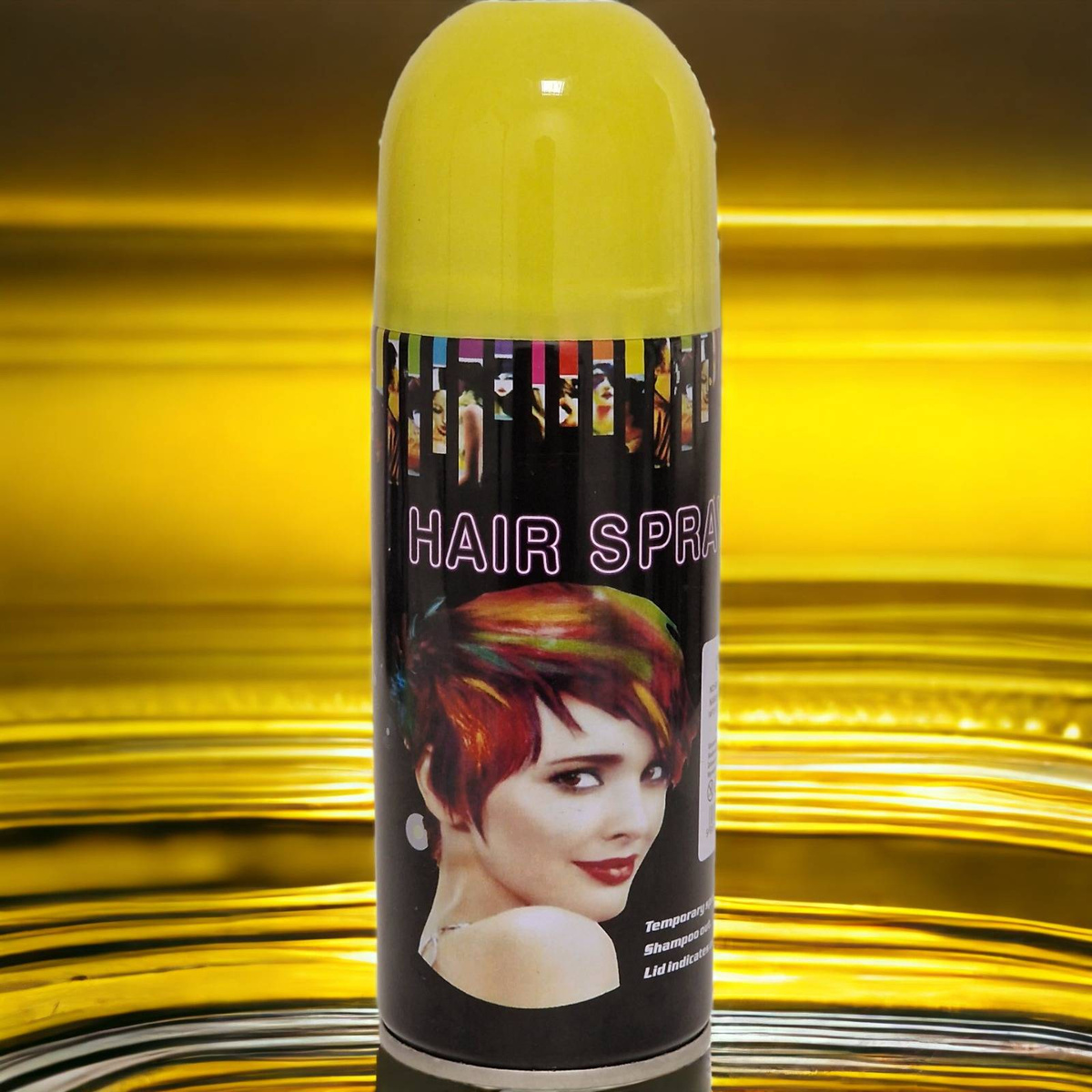 Kolorowy Spray do włosów, farba zmywalna koloryzująca ZIELONA