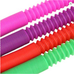 DUŻA RURKA ANTYSTRESOWA SENSORYCZNA GNIOTEK RURA POP TUBE XXL MEGA ROZCIĄGLIWA - ZESTAW 24 SZTUKI