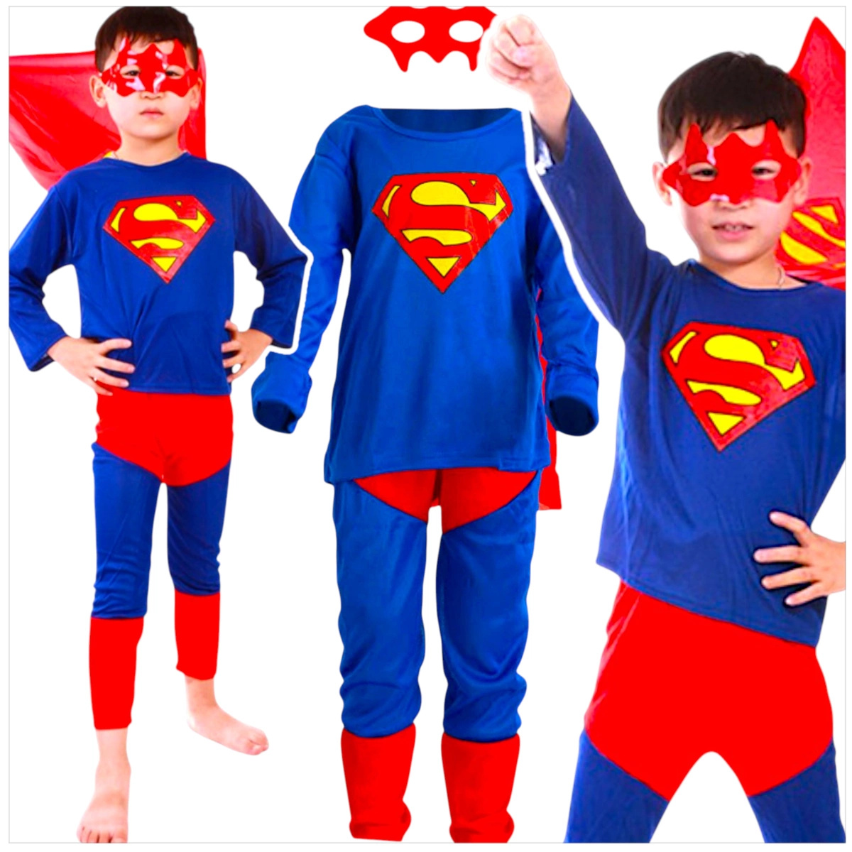 SUPERMAN - STRÓJ DLA CHŁOPCA rozmiar M