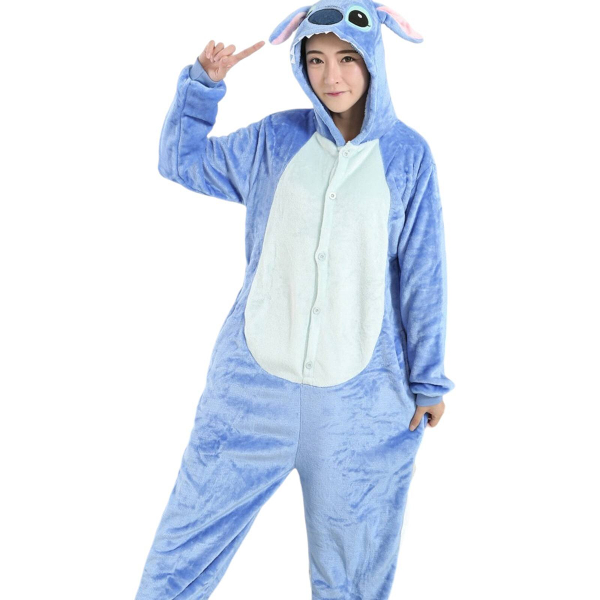 LILO I STICH Strój przebranie kostium KIGURUMI / PIŻAMA rozmiar M ( Lilo & Stitch )