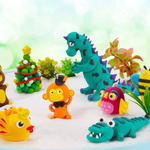 SUPER CLAY PLASTELINA PIANKOLINA GLINA MEGA DUŻA SENSORYCZNA+AKC 12 KOLORÓW