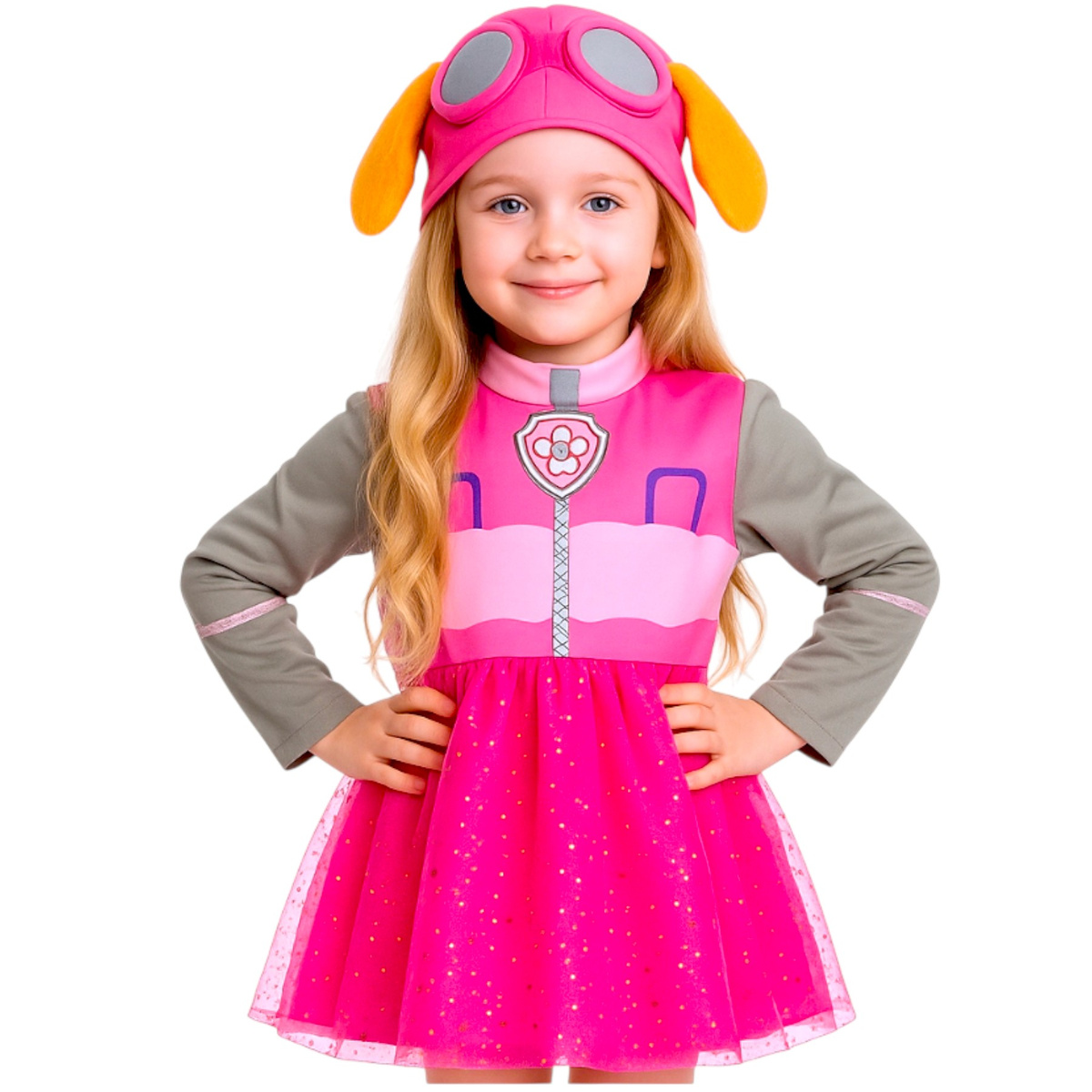 PSI PATROL STRÓJ SKYE KOSTIUM DLA DZIEWCZYNKI NA IMPREZĘ SUKIENKA L