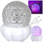 LAMPA DYSKOTEKOWA OBROTOWA LED DEKORACJA DESIGNERSKA KOLOROWY KRYSZTAŁ