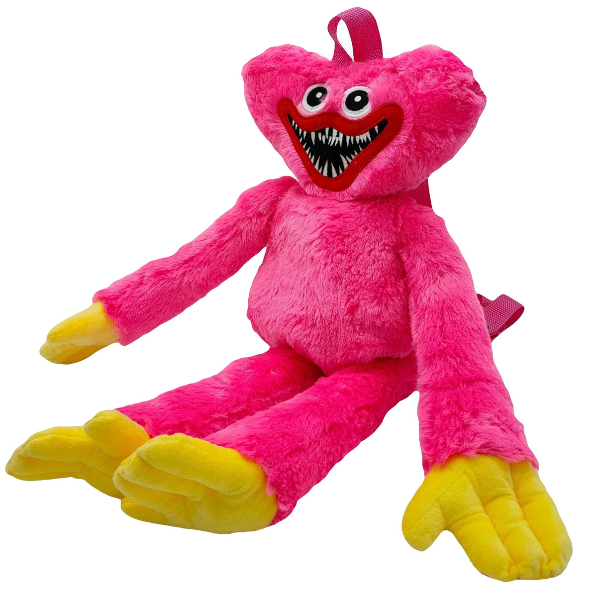 HUGGY WUGGY -  MASKOTKA HUGGY WUGGY PLUSZOWY PLECAK RÓŻOWY PLUSZAK ANIME POPPY PLAYTIME