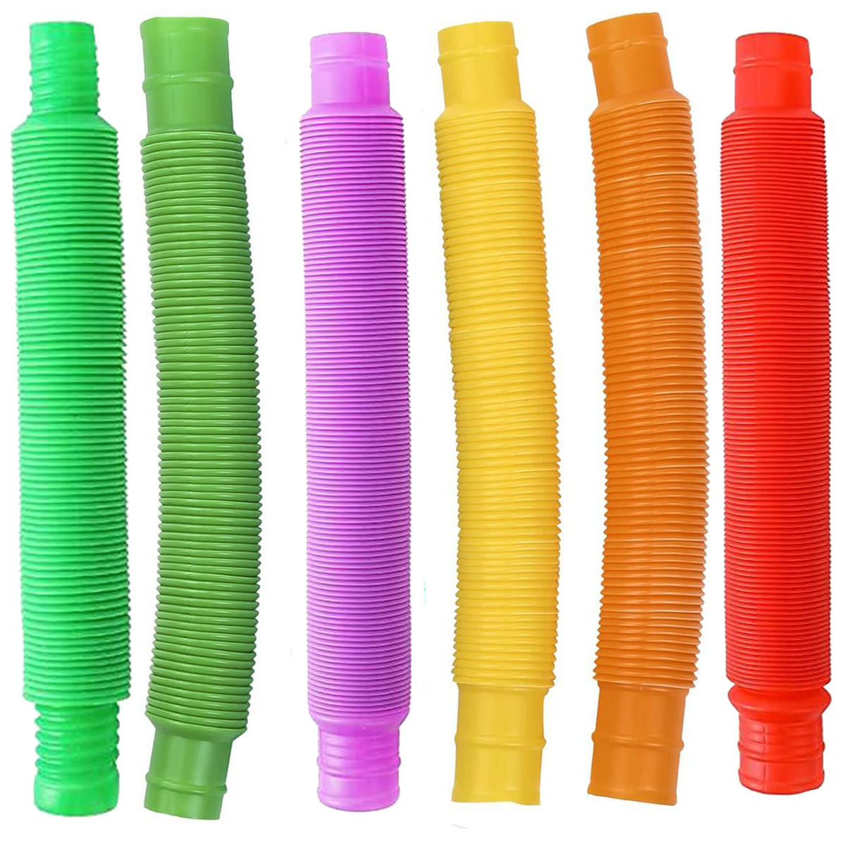 RURKA ANTYSTRESOWA RURKI SENSORYCZNE MEGA ZESTAW 12 SZTUK FIDGET ZABAWKA