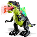 DINOZAUR - FIGURKA TYRANOZAUR ZIELONY DINOZAUR ZABAWKA INTERAKTYWNA 
