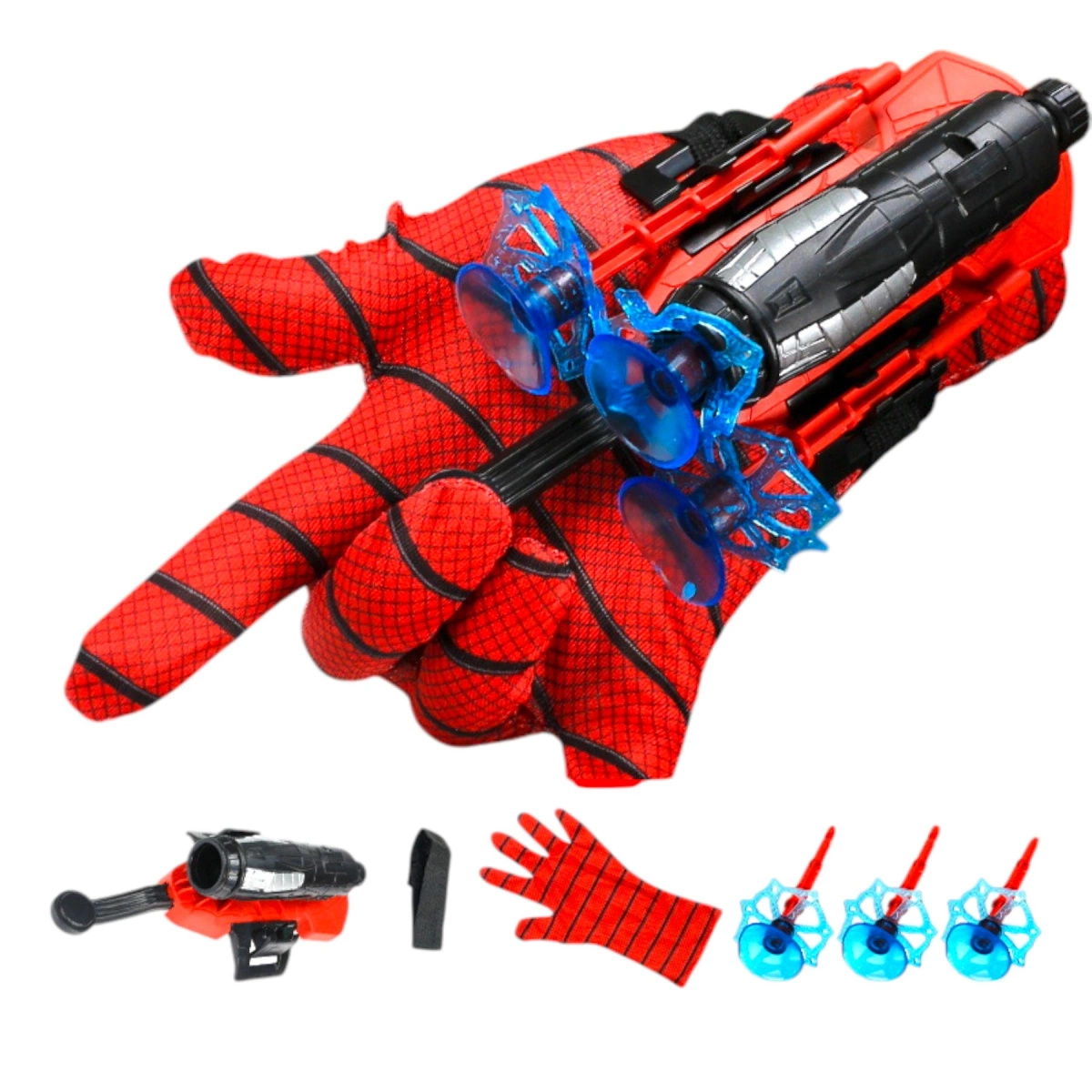 SPIDERMAN - STRÓJ DLA CHŁOPCA GRUBY Z MIĘŚNIAMI + MASKA NA TWARZ