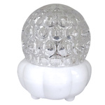 LAMPA DYSKOTEKOWA OBROTOWA LED DEKORACJA DESIGNERSKA KOLOROWY KRYSZTAŁ