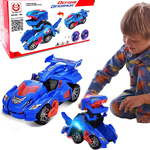 Transformujące Auto Dinozaur 2w1 Świeci