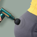 PISTOLET DO MASAŻU PLECÓW CIAŁA STÓP 4 KOŃCÓWKI MASAŻER MASSAGE GUN DUŻY