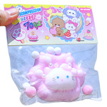 GNIOTEK ANTYSTRESOWY SENSORYCZNY ŁAPKA HELLO KITTY POSYPKA SQUISHY ZABAWKA