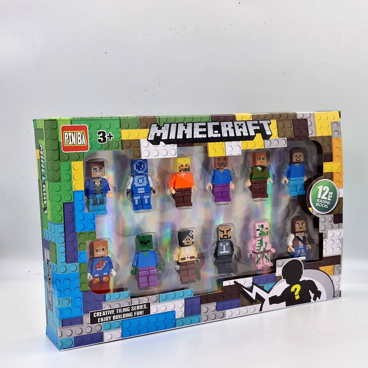 MINECRAFT zestaw 12 figurek + akcesoria