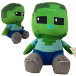 MINECRAFT WODNY ŚWIAT - MASKOTKA BABY ZOMBIE 15cm MINECRAFT LEGENDS GADŻETY DLA GRACZY