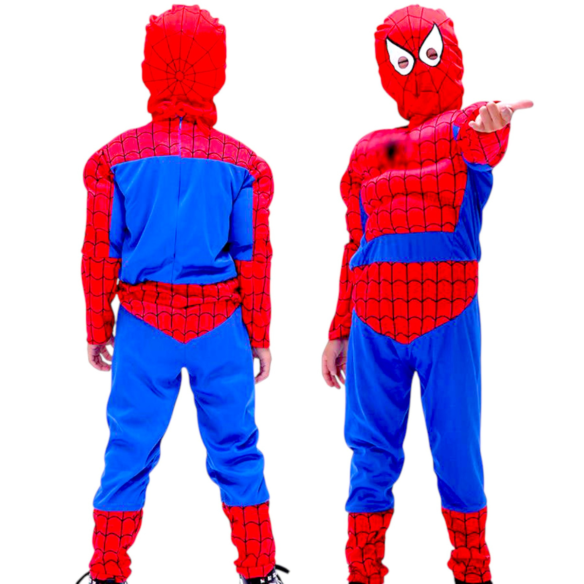 SPIDERMAN - STRÓJ DLA CHŁOPCA GRUBY Z MIĘŚNIAMI