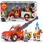 SIMBA STRAŻAK SAM Wóz Strażacki Phoenix + figurki