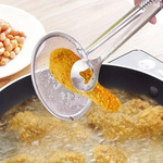 Szczypce z Sitkiem do Odsączania Smażonych Potraw Łapka STAL NIERDZEWNA