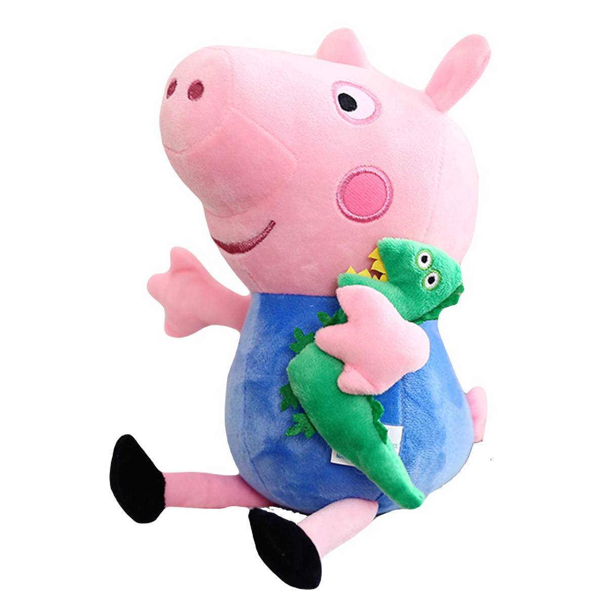 ŚWINKA PEPPA Zestaw Pluszowych Maskotek George i Peppa 32cm