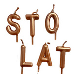 Świeczki Urodzinowe STO LAT Rose Gold