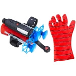 SPIDERMAN - STRÓJ DLA CHŁOPCA GRUBY Z MIEŚNIAMI DELUXE + MASKA NA TWARZ