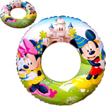 Duże dmuchane koło do pływania 70cm - Myszka Minnie i Miki