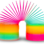 DUŻA SPREŻYNA TĘCZOWA MAGICZNA SPRĘŻYNKA KOLOROWA ZABAWKOWA MAGIC SPRINGS