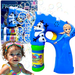 PISTOLET DO BANIEK MYDLANYCH KRAINA LODU ELSA AUTOMAT BAŃKI MYDLANE + PŁYN