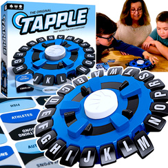 TAPPLE GRA SŁOWNA EDUKACYJNA KREATYWNA ZABAWA GRA RODZINNA 36 KART LITERKI