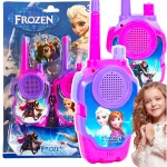 WALKIE TALKIE 2x KRÓTKOFALÓWKA KRAINA LODU ZESTAW ELSA ANNA SŁUCHAWKI