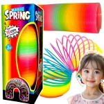 SPRĘŻYNKA ZABAWKOWA DLA DZIECI DŁUGA 15CM KOLOROWA SPRĘŻYNA MAGIC SPRING XL
