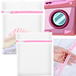 WORECZEK NA PRANIE WOREK SIATKA DO PRANIA UBRAŃ BIELIZNY FIRANEK 30X40cm