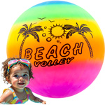 PIŁKA PLAŻOWA OGRODOWA DO BASENU NAD WODĘ DMUCHANA DLA DZIECI GUMOWA DO GRY