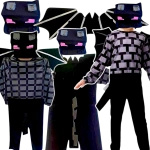 MINECRAFT STRÓJ SMOKA ENDERDRAGON rozmiar XL