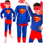 SUPERMAN - STRÓJ DLA CHŁOPCA rozmiar L