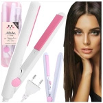 MINI PROSTOWNICA DO WŁOSÓW PRZENOŚNA PODRÓŻNA CERAMICZNA MAŁA TURYSTYCZNA