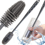 DUŻA SZCZOTKA DO MYCIA NACZYŃ SILIKONOWA DO SZKLANEK BUTELEK SODASTREAM