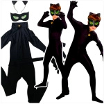 STRÓJ DLA DZIEWCZYNKI CZARNY KOT rozmiar M