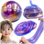 GALAXY SLIME - KULKA UCIEKAJĄCA MASA PLASTYCZNA PERŁOWA GLUTY