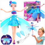 LATAJĄCA WRÓŻKA KSIĘŻNICZKA ZABAWKA USB STEROWANA ŚWIATŁO LED DLA DZIECI