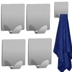 WIESZAKI METALOWE NA RĘCZNIKI ŚCIERECZKI WIESZAK SAMOPRZYLEPNY ZESTAW 4 SZT