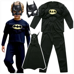 STRÓJ BATMAN DLA CHŁOPCA 3w1 KOSTIUM + MASKA rozmiar M