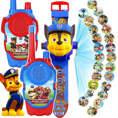 PSI PATROL Zestaw Walkie Talkie - 2 Krótkofalówki + Zegarek z projektorem
