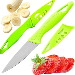 KOLOROWY NÓŻ DO KROJENIA WARZYW ZE STALI NIERDZEWNEJ DŁUGI 20 CM NOŻYK XL