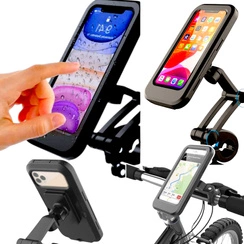 WODOODPORNY UCHWYT ROWEROWY MOTOCYKLOWY NA TELEFON