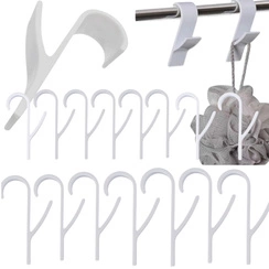 HACZYK NA GRZEJNIK WIESZAK ŁAZIENKOWY UCHWYT DO KALORYFERA ZESTAW 16 SZTUK