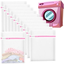 WORECZEK NA PRANIE WOREK SIATKA DO PRANIA UBRAŃ BIELIZNY FIRANEK 30X40cm