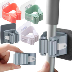 WIESZAK SAMOPRZYLEPNY UCHWYT NA SZCZOTKĘ MOPA KIJA BEZ WIERCENIA ŚCIENNY 4 SZTUKI