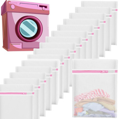 WORECZEK NA PRANIE WOREK SIATKA DO PRANIA UBRAŃ BIELIZNY FIRANEK 30X40cm